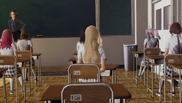 The God of Yuri School — sex game